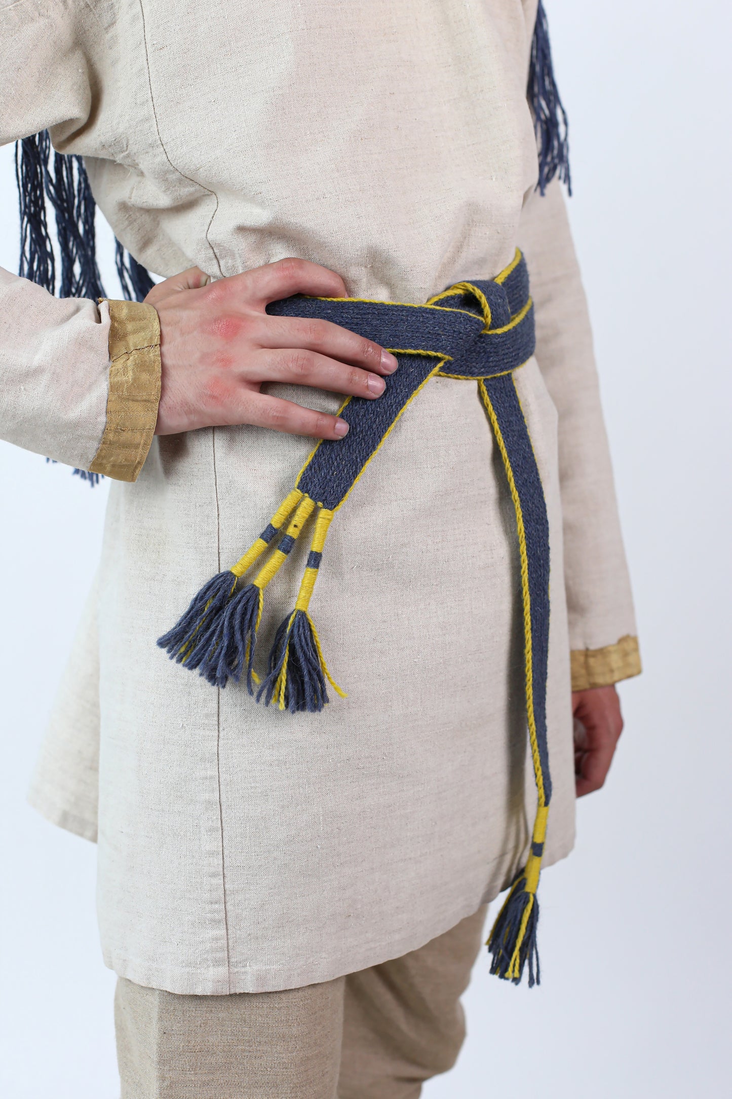 ANTIQUITY BELT / Roman period tablet woven belt, fine wool, Antiquity Costume, Late antiquity reenactment accessory, Handwoven Roman belt, 100% wool