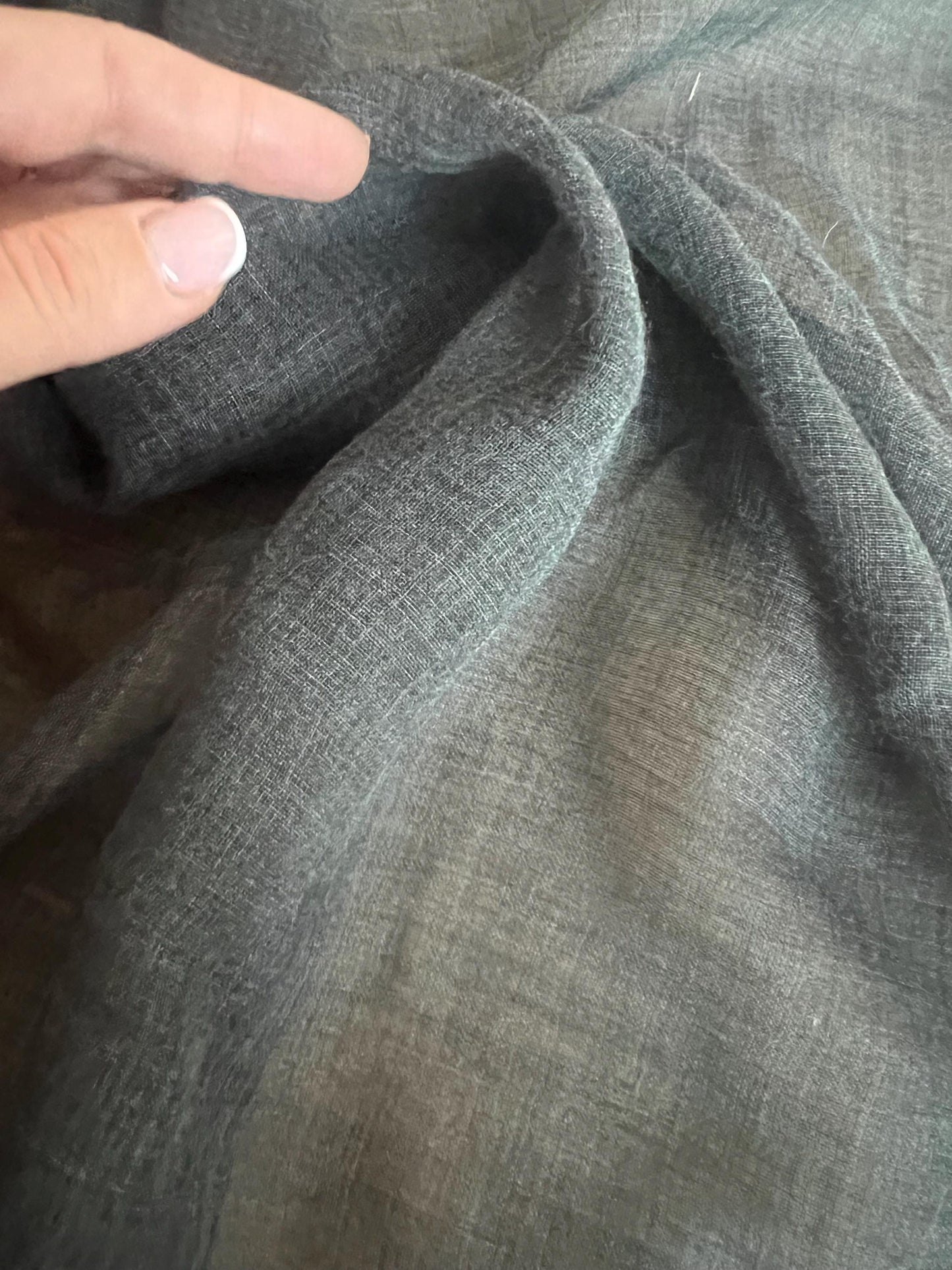 Lightweight Gray Wool Fabric | Historical Reenactment, Summer Wool
