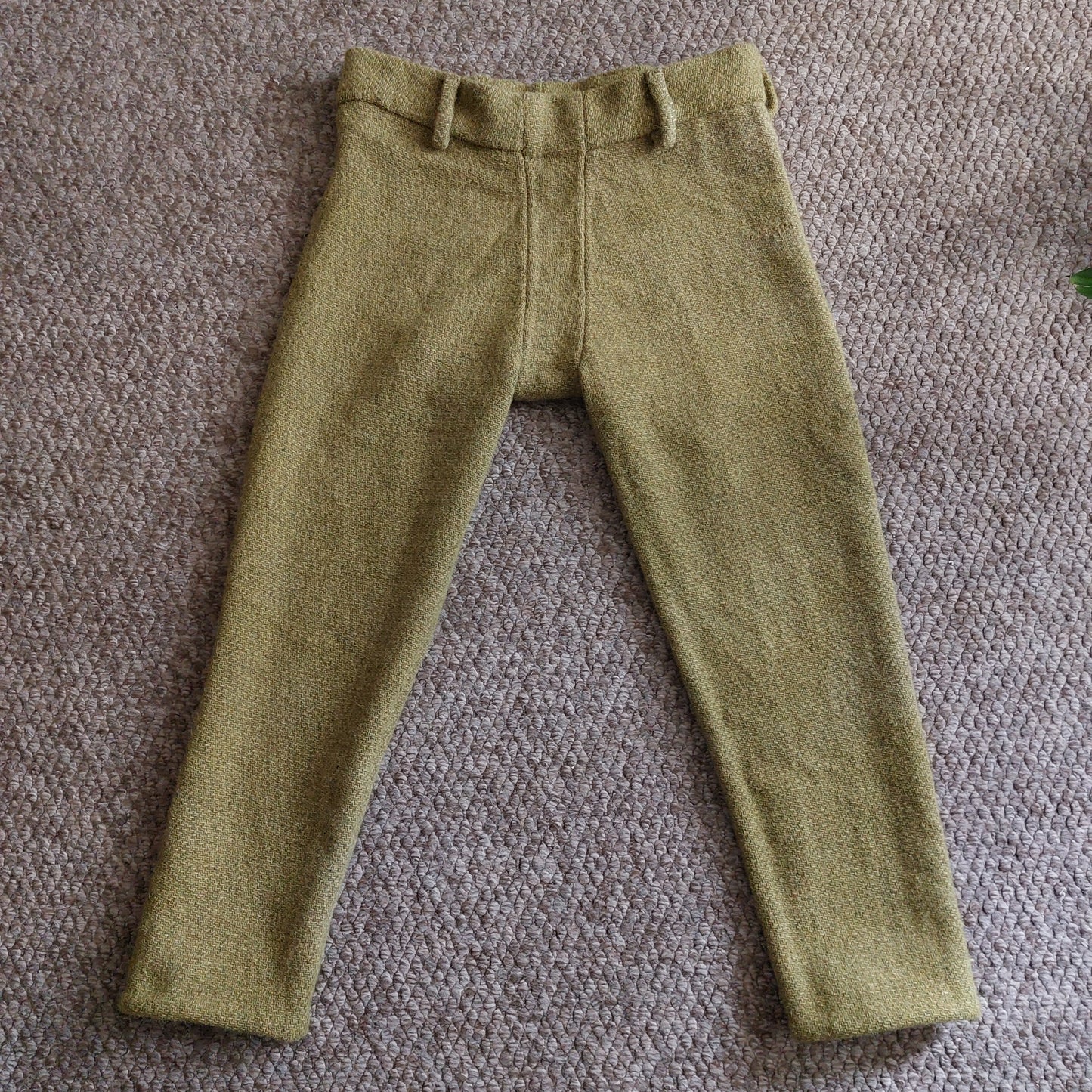 Handwoven Thorsberg trousers (natural dyed pants for historical viking costume, late roman, iron age, vendel reenactment, fantasy, larp, sca