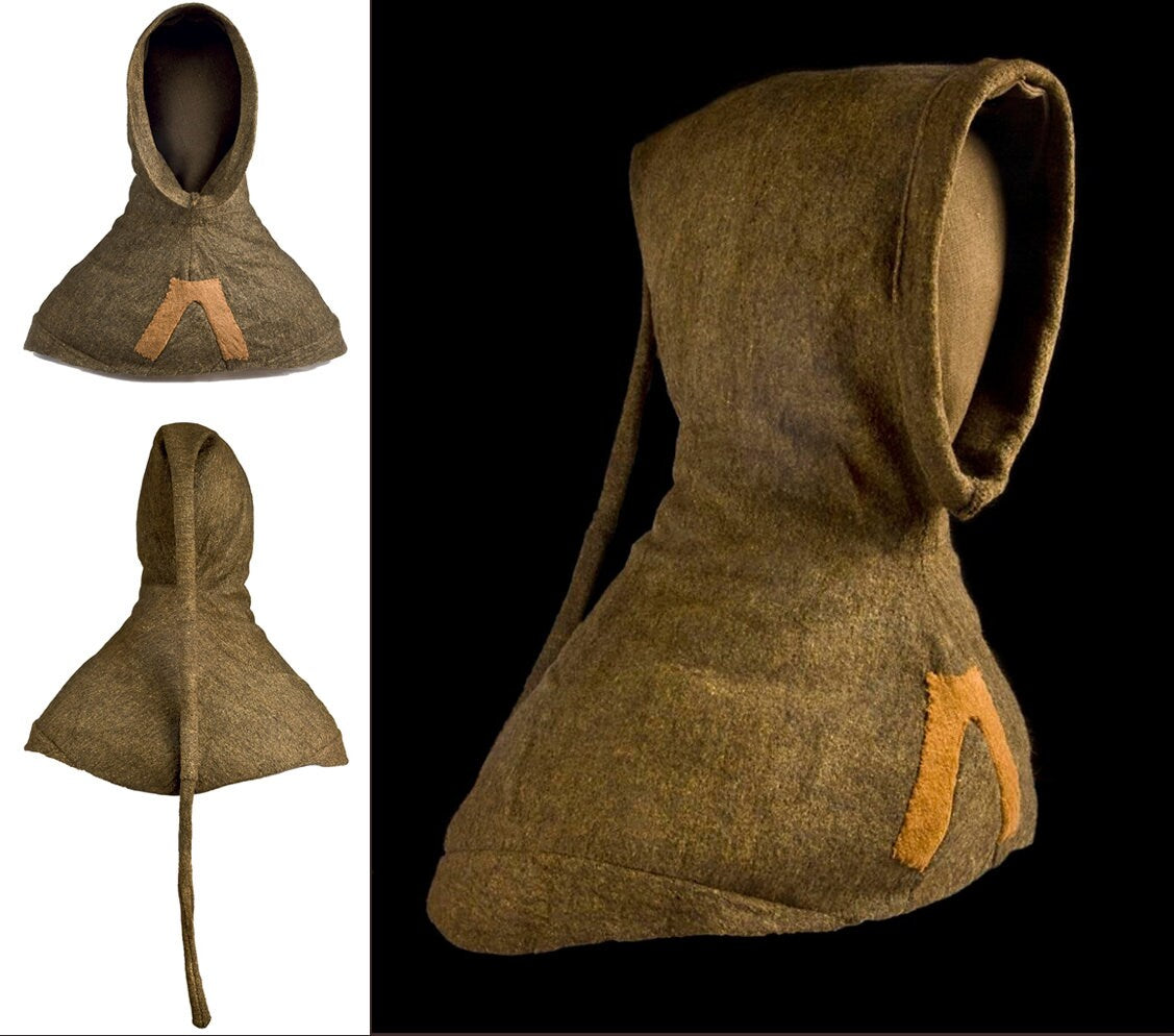 Bocksten hood set 14th century