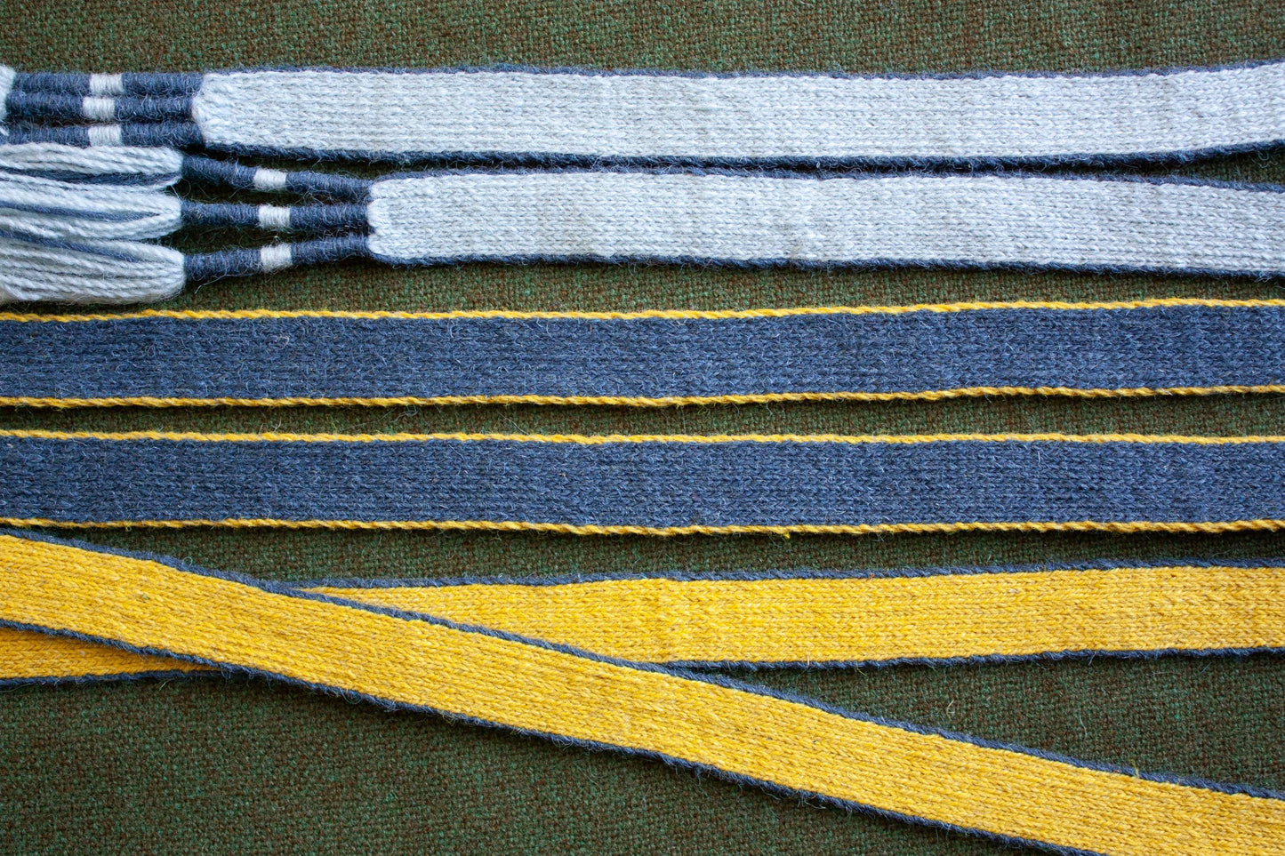 Handwoven Woolen Belt, Roman Costume Accessory