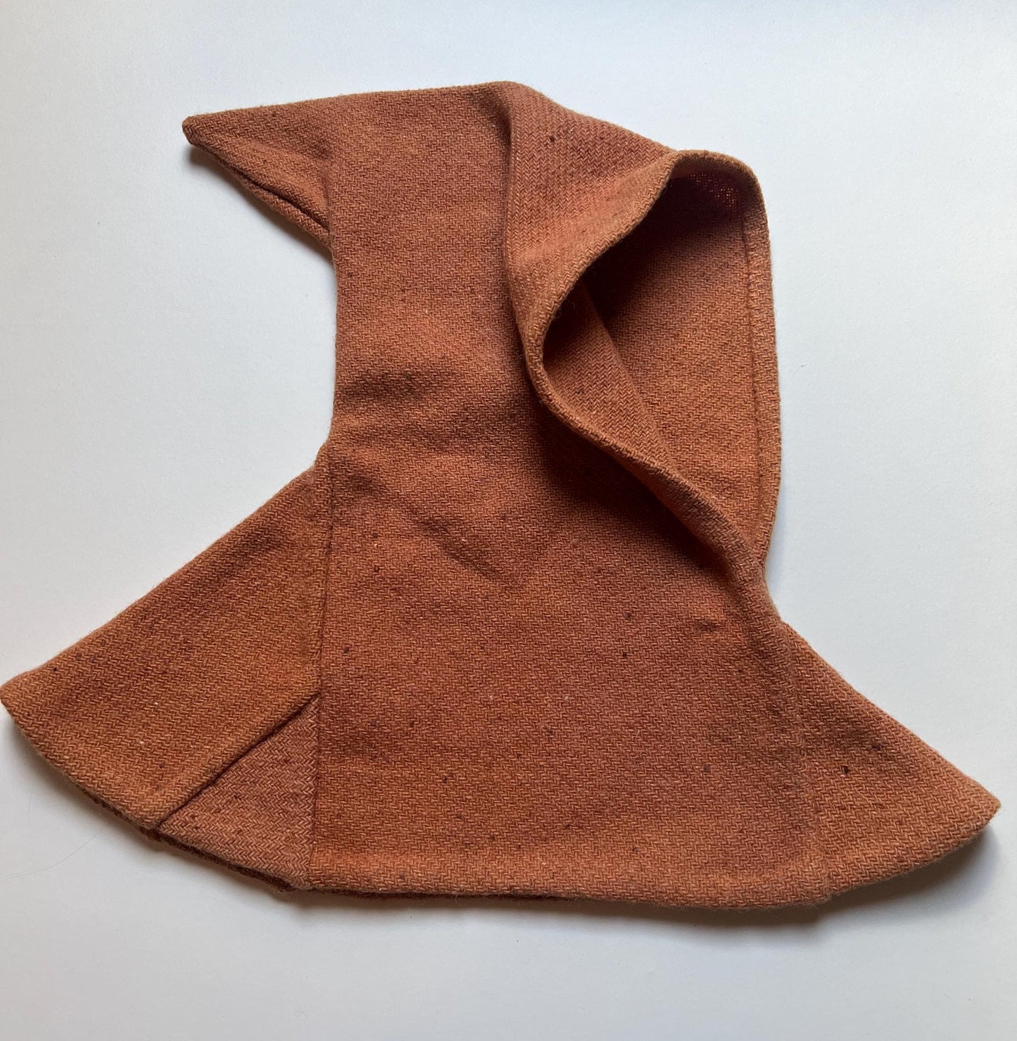 Handwoven Wool Viking Hood Set, Natural Dyed Haithabu Outfit