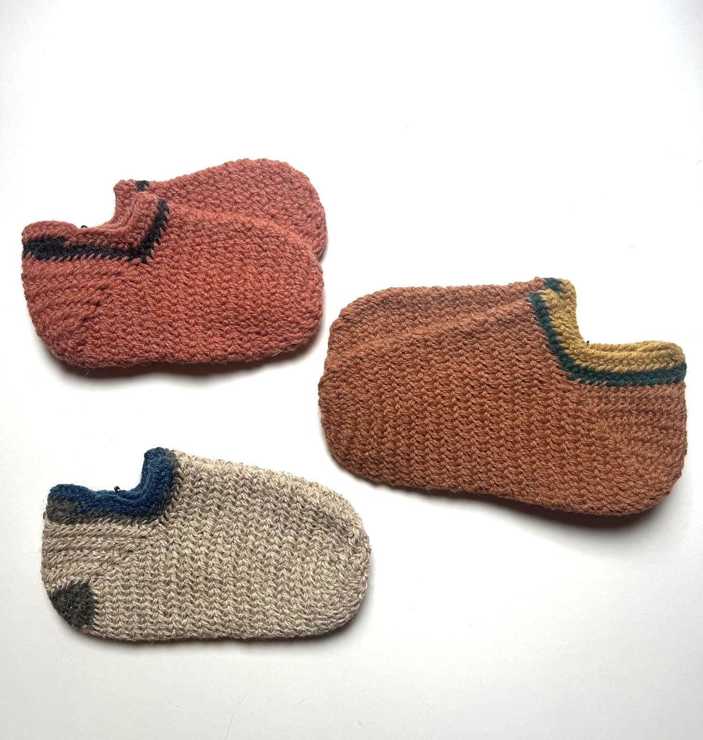 Nalbinding Viking Wool Socks, Historical Knit, Oslo Stitch