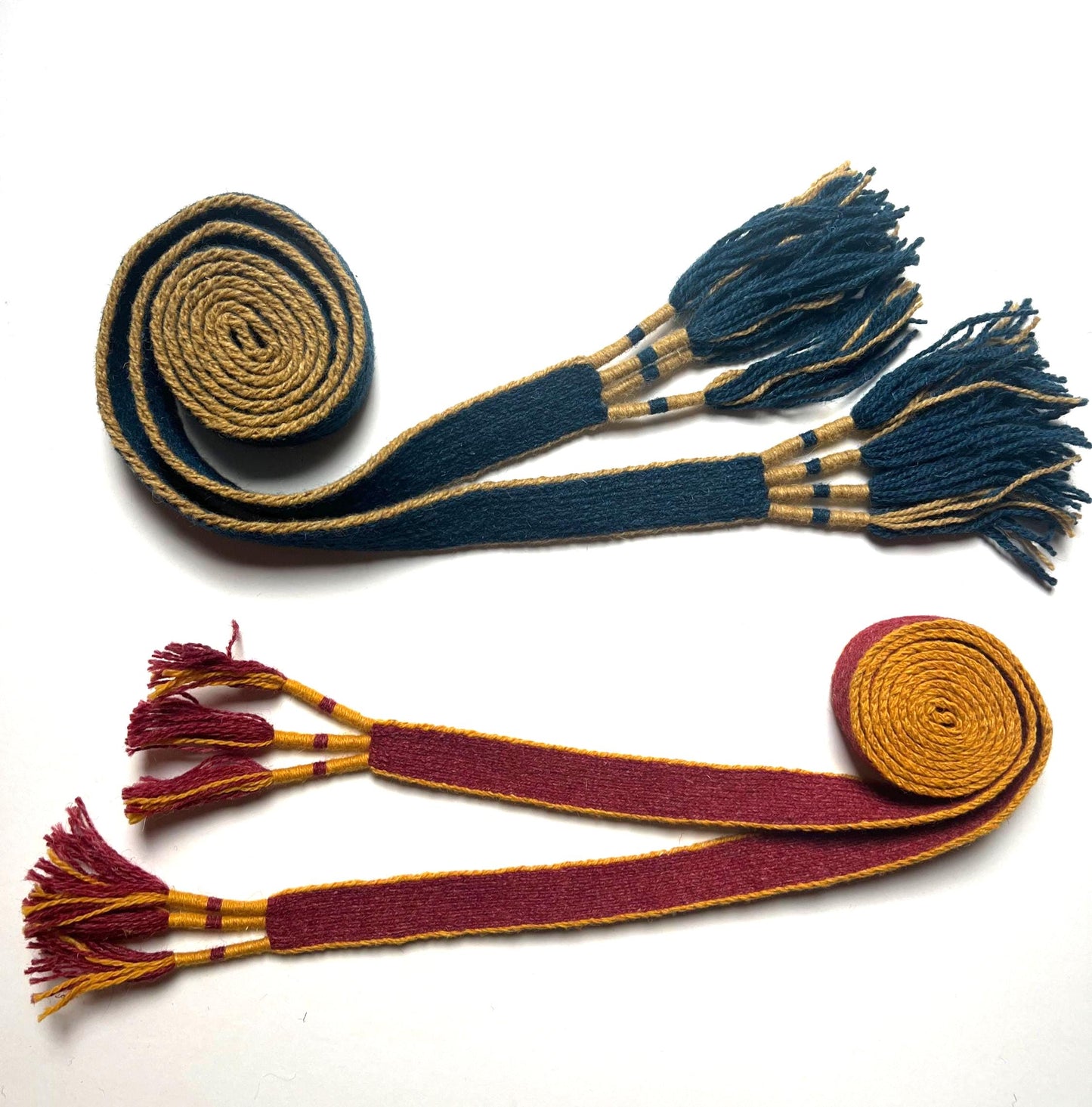 Handwoven Woolen Belt, Roman Costume Accessory