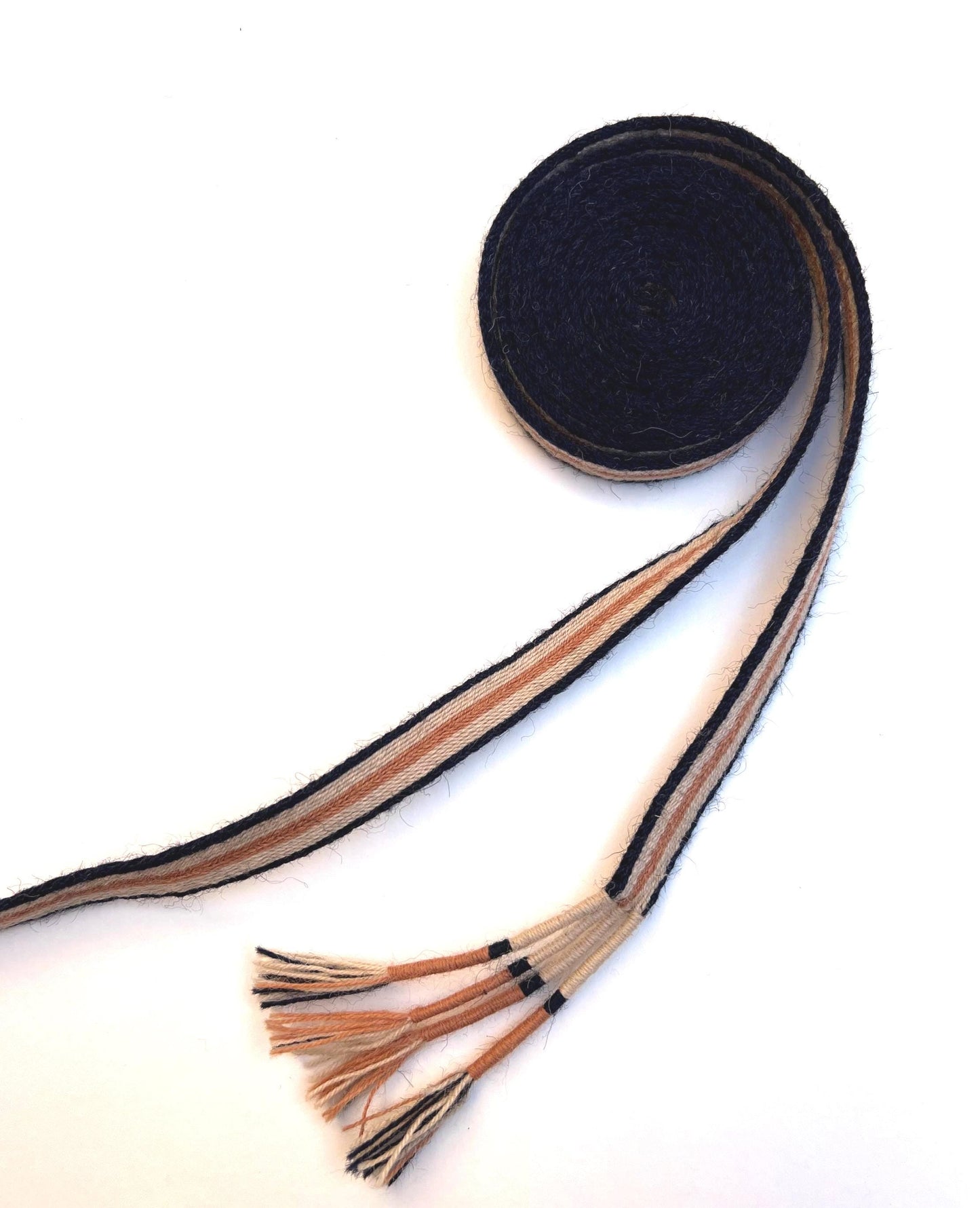Handwoven Roman Belt: Fine Wool Reenactment Costume Accessory