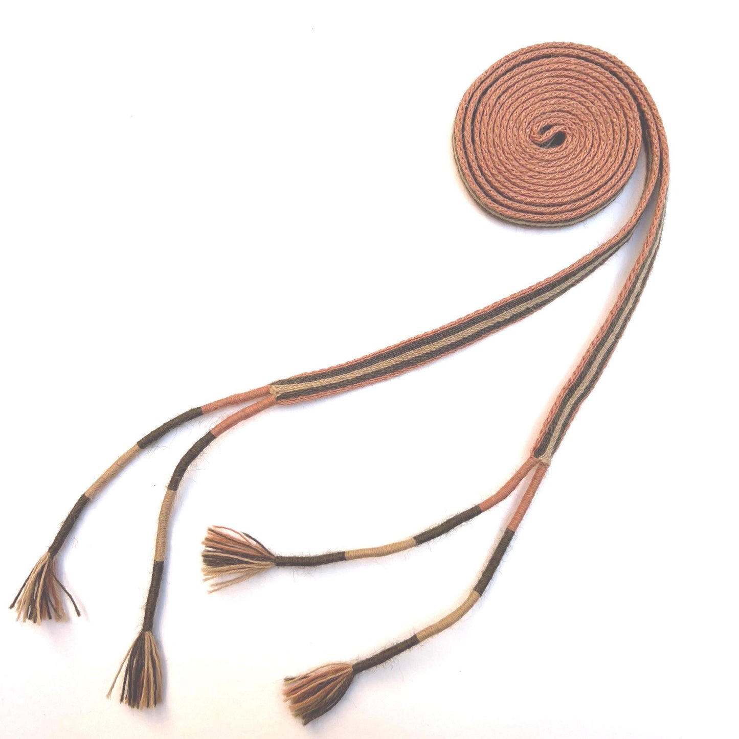 Handwoven Roman Belt: Fine Wool Reenactment Costume Accessory