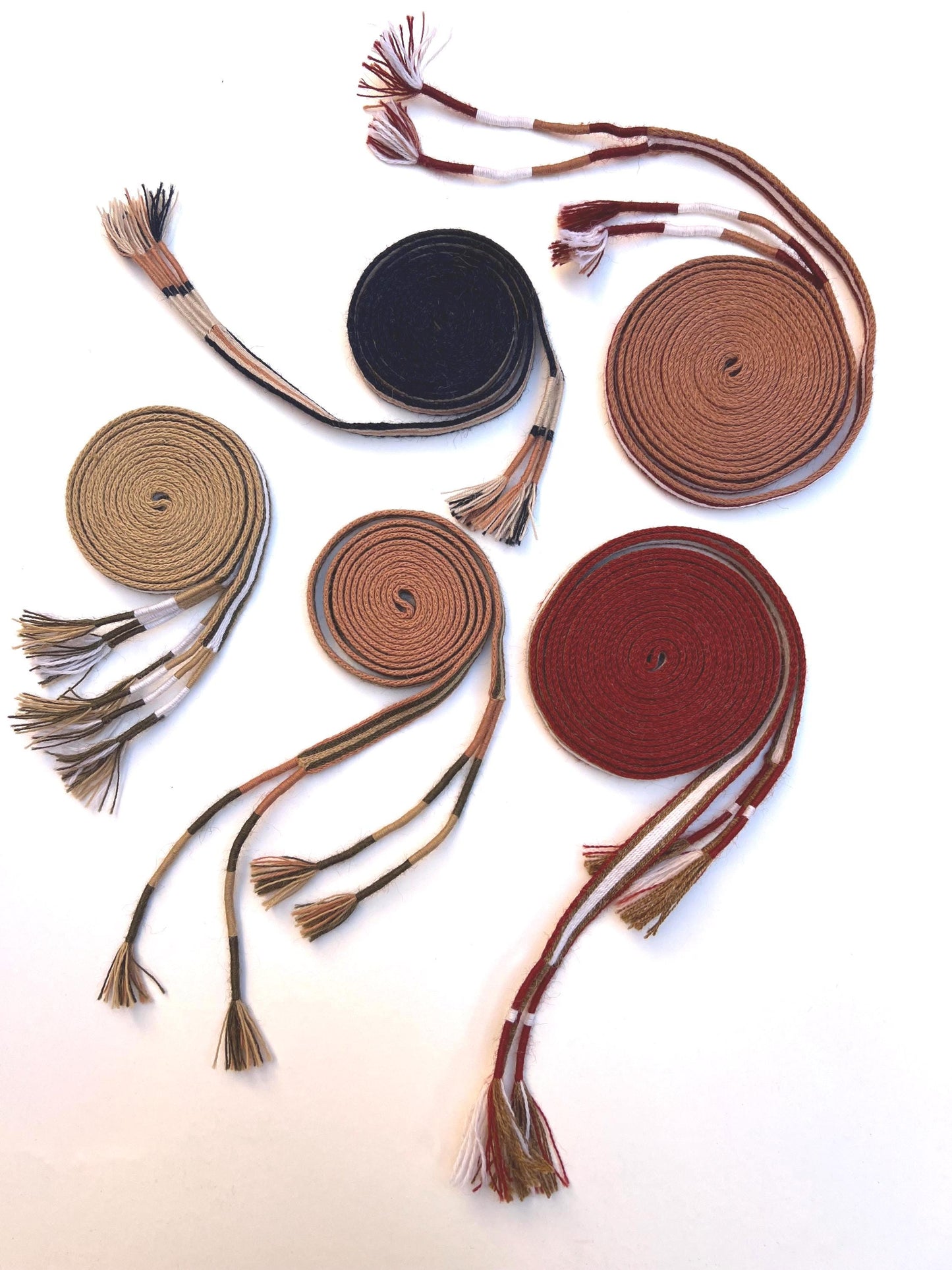 Handwoven Roman Belt: Fine Wool Reenactment Costume Accessory