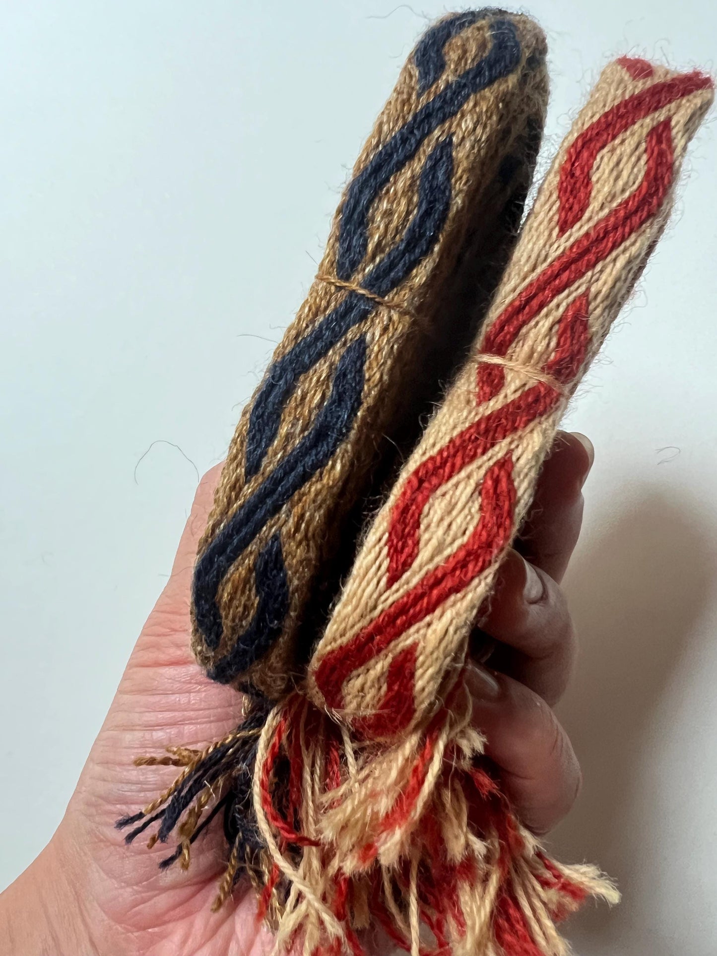 Handmade Viking Haithabu Belt, Tablet Woven Wool, Reenactment Accessory