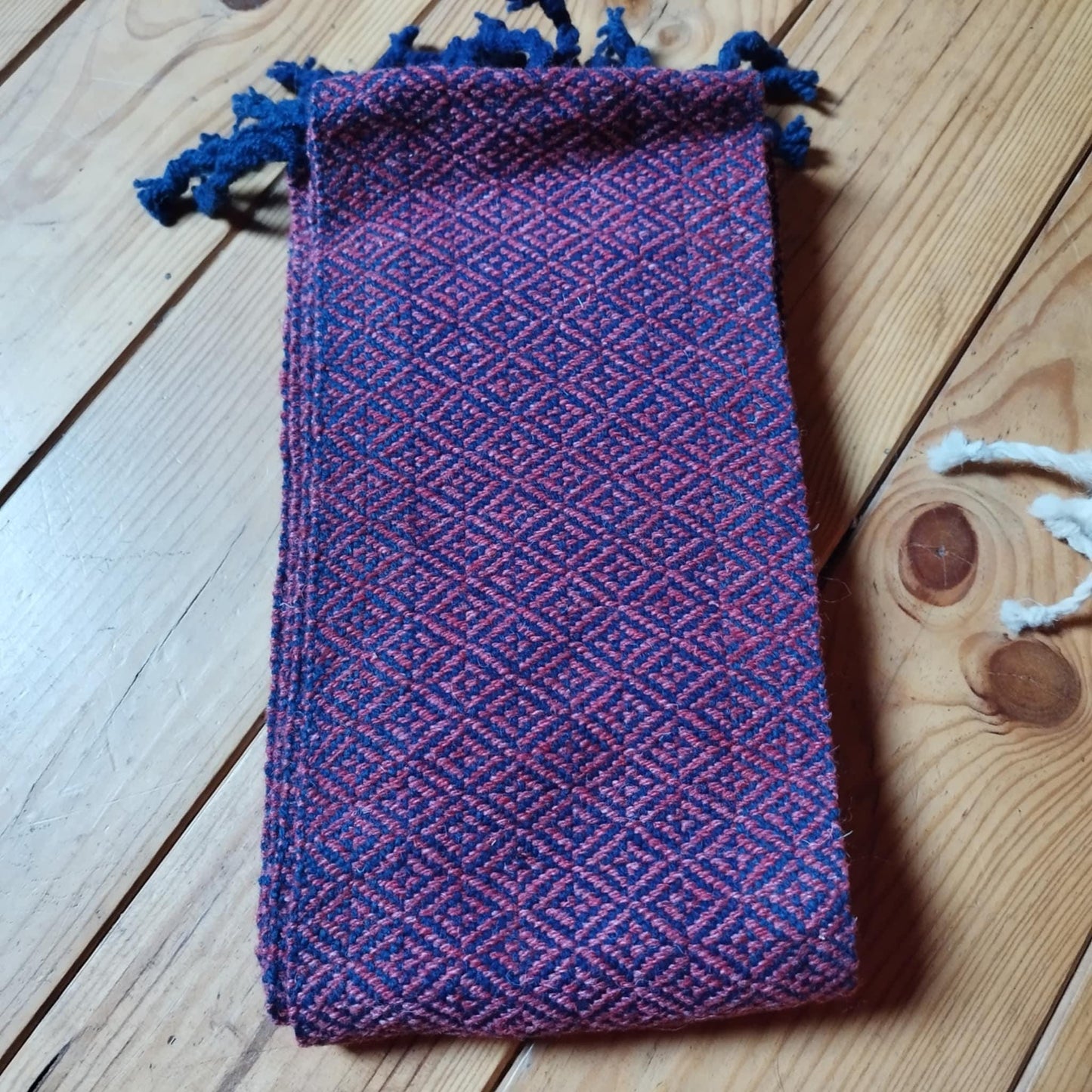 Handwoven Wool Roman Belt: Herringbone Weave Fascia Ventralis