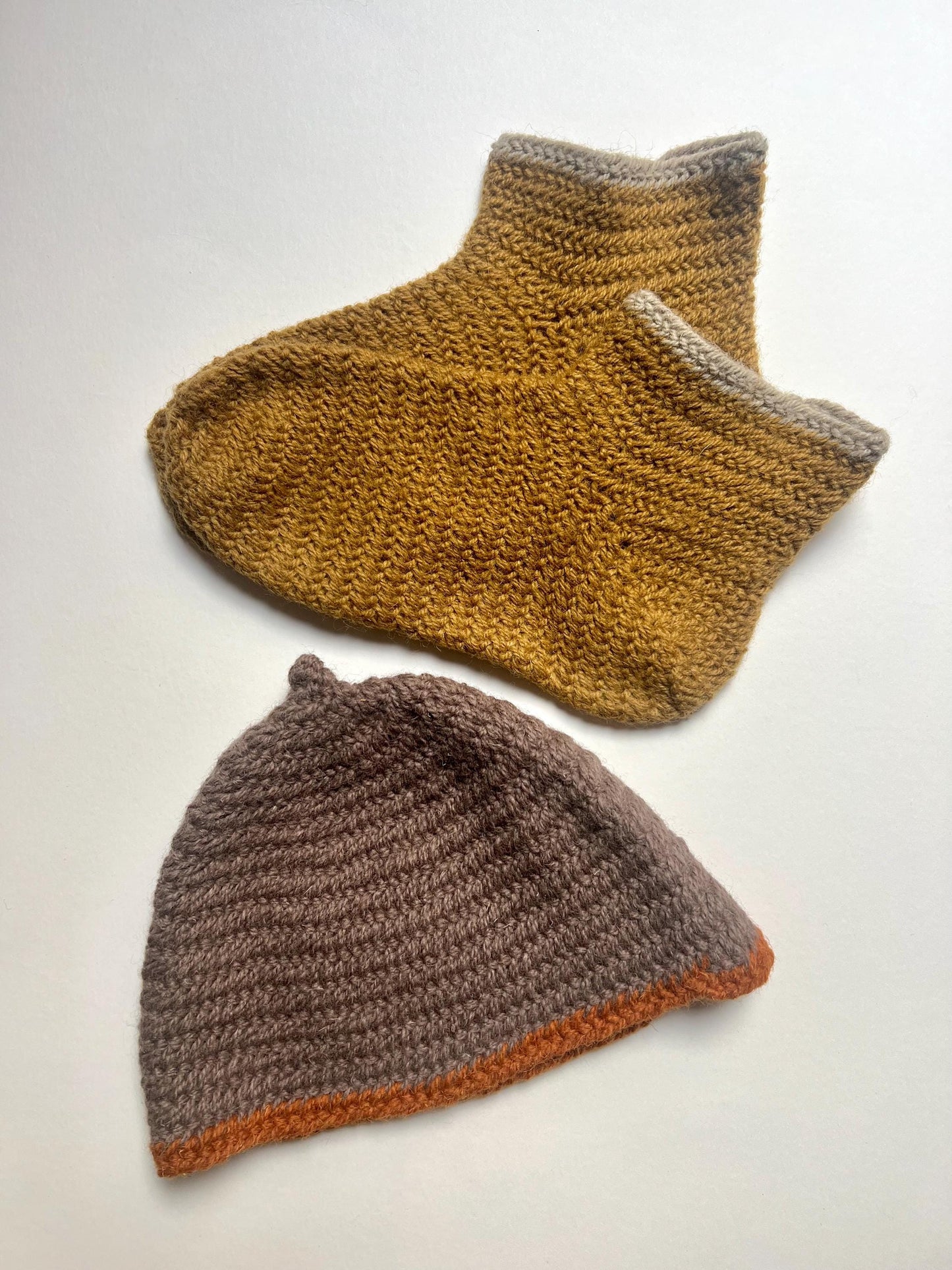 Nalbinding Viking Wool Socks, Historical Knit, Oslo Stitch