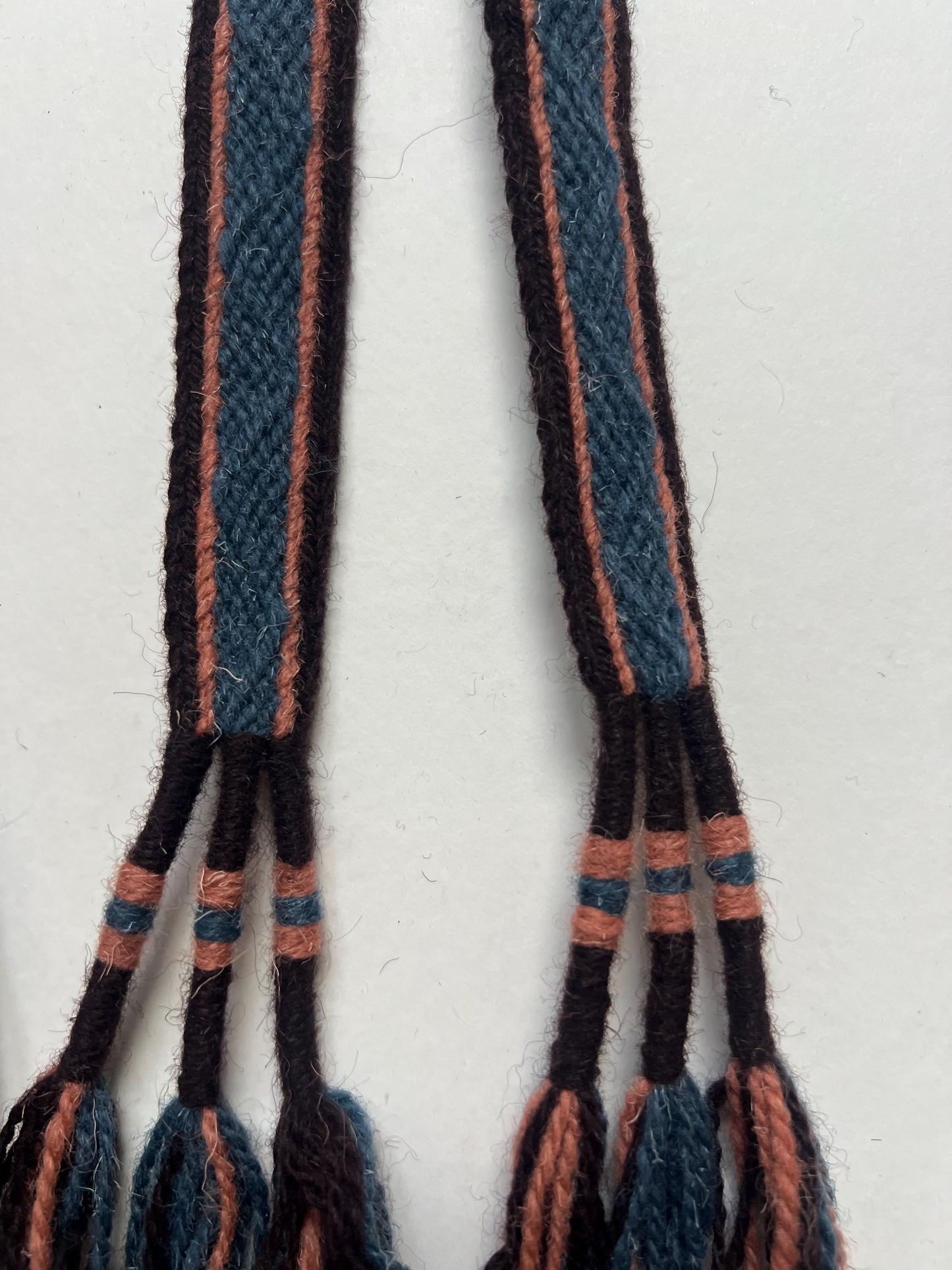 Handwoven Wool Belt, Thorsberg Style, Roman Period Costume