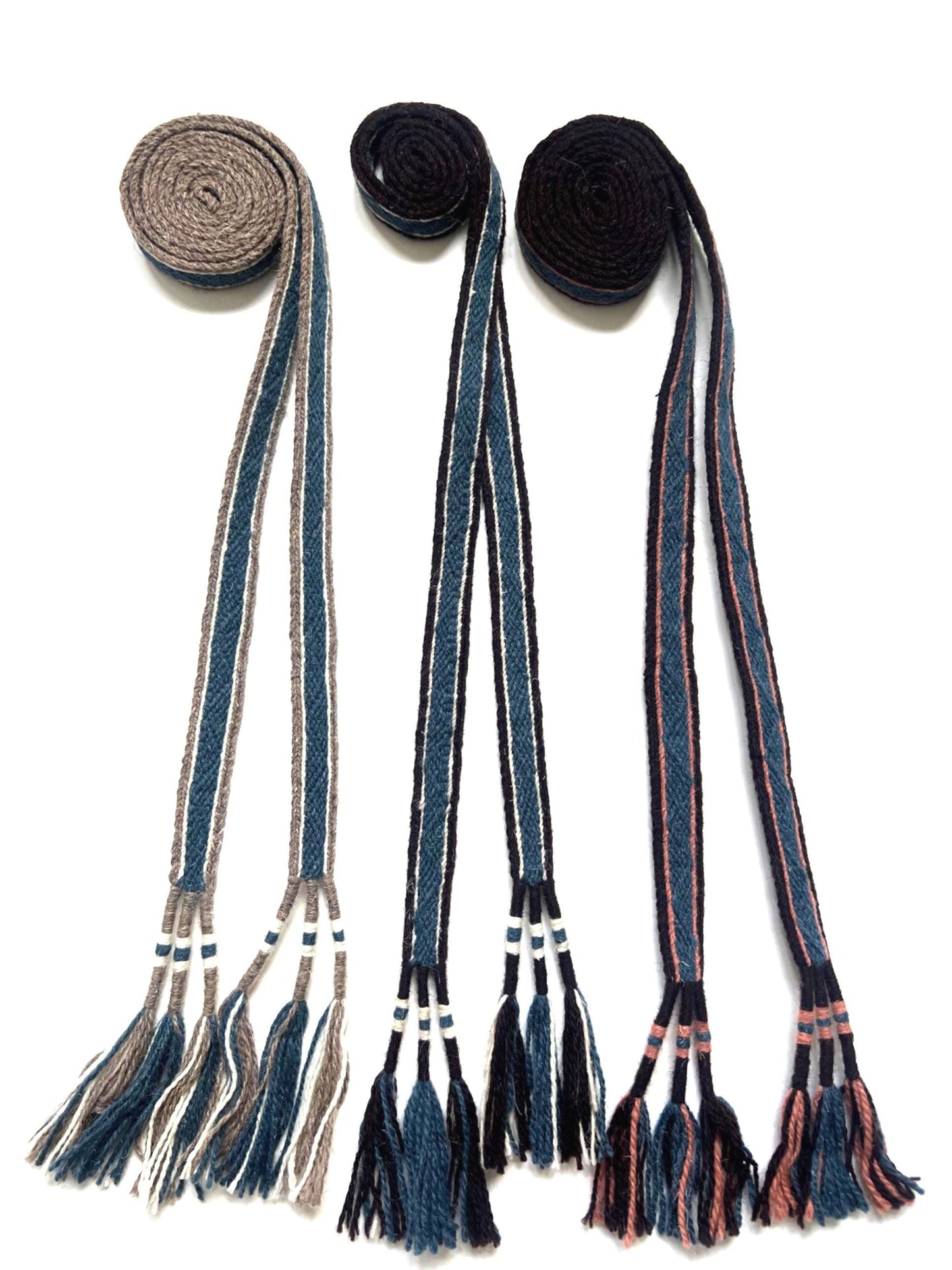 Handwoven Wool Belt, Thorsberg Style, Roman Period Costume