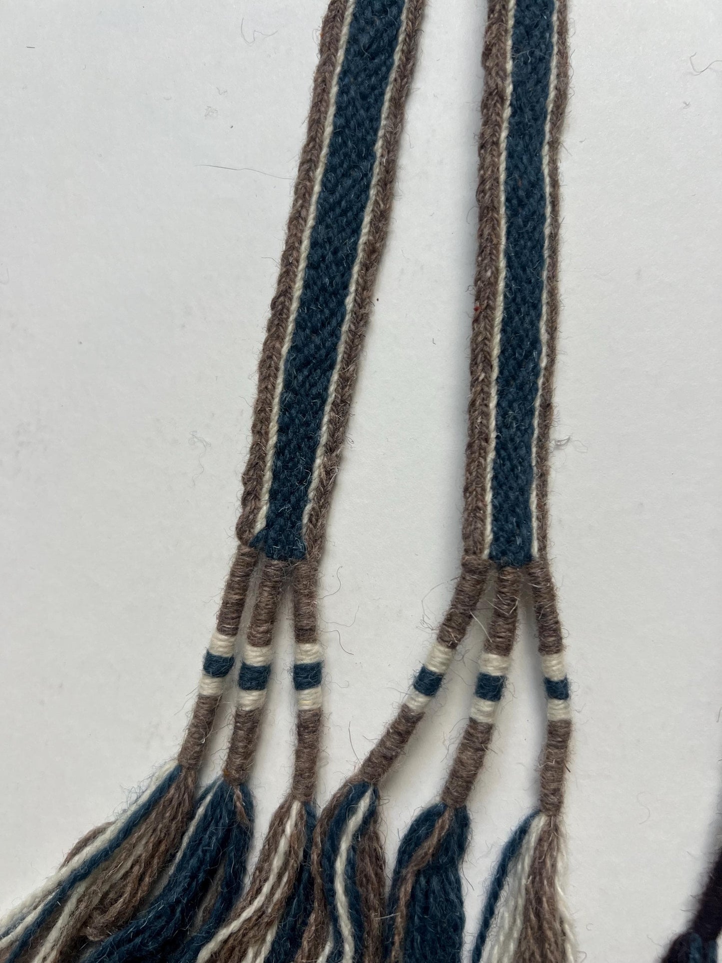 Handwoven Wool Belt, Thorsberg Style, Roman Period Costume