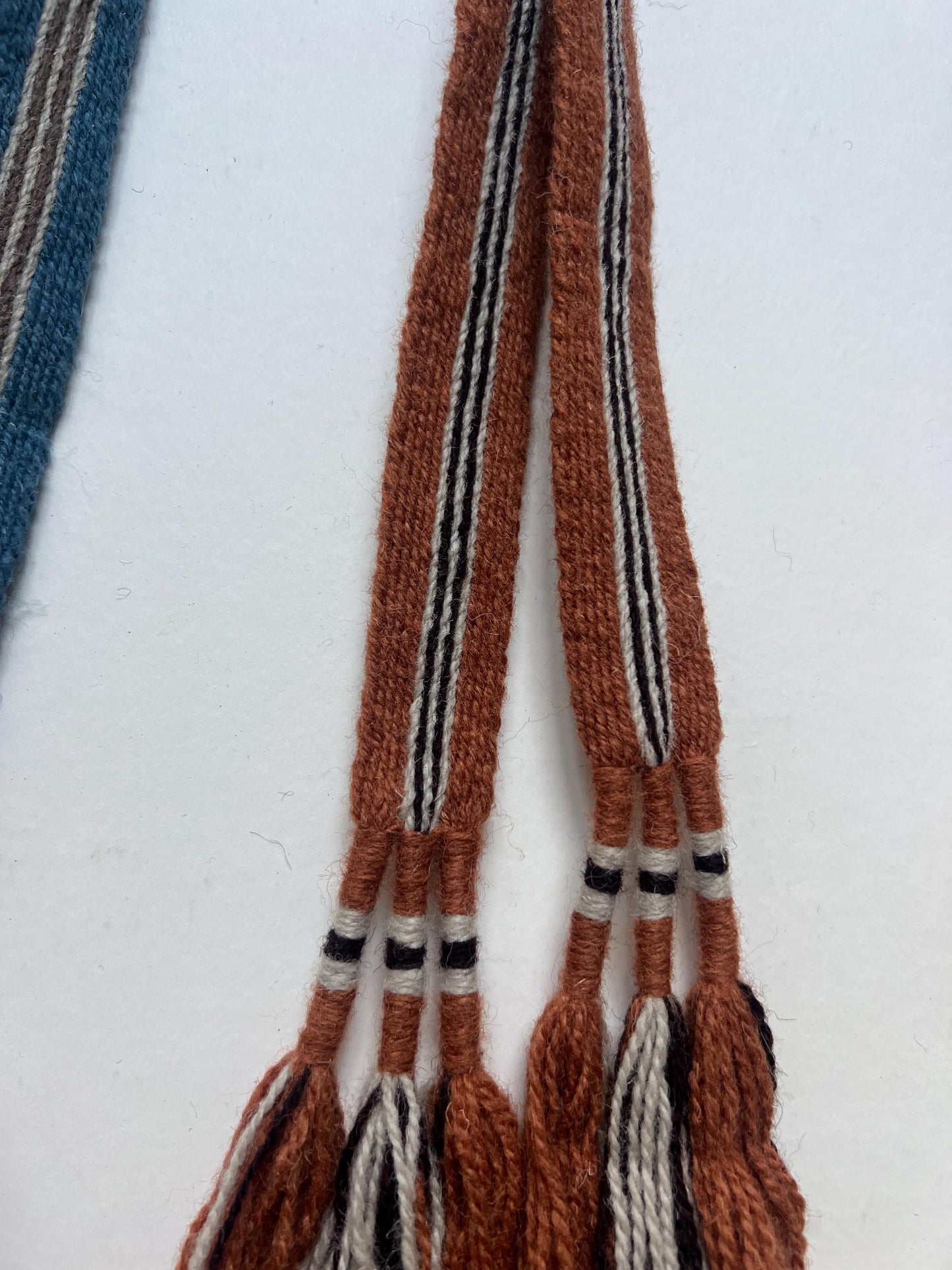 BRONZE AGE BELT / Tablet Woven Belt, laine fine, costume historique, accessoire de reconstitution antique, ceinture celtique tissée à la mai