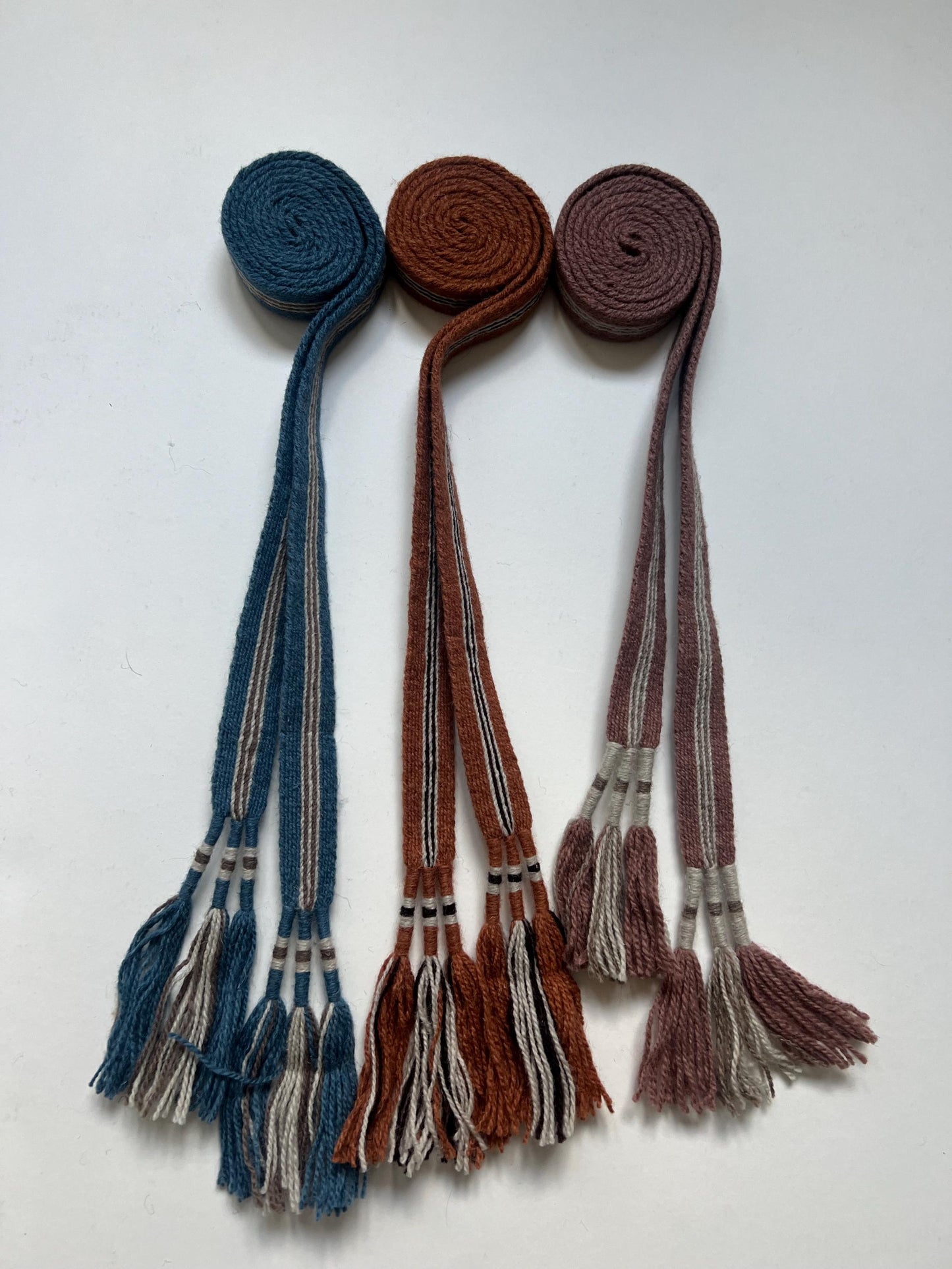 BRONZE AGE BELT / Tablet Woven Belt, laine fine, costume historique, accessoire de reconstitution antique, ceinture celtique tissée à la mai